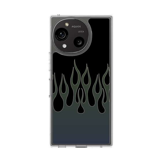 Slim Protection Case［ Flame - Blue ］