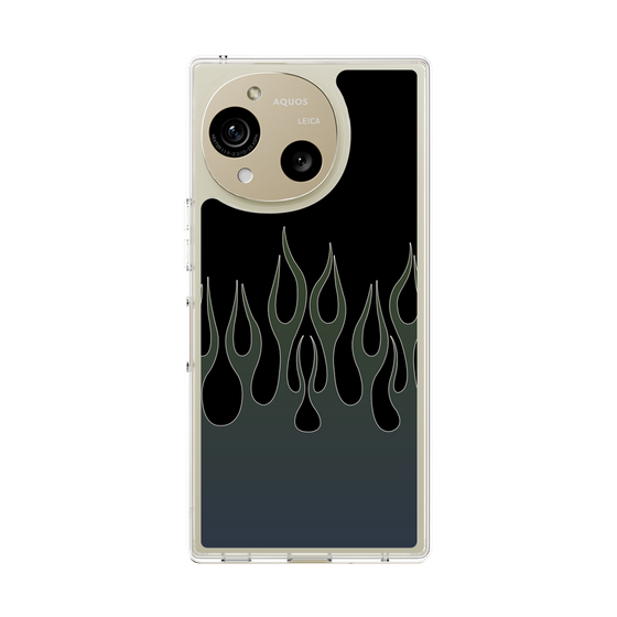 Slim Protection Case［ Flame - Blue ］