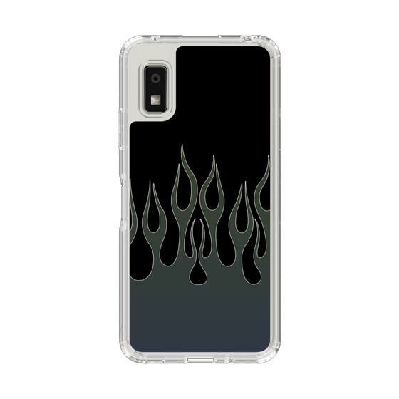 Slim Protection Case［ Flame - Blue ］