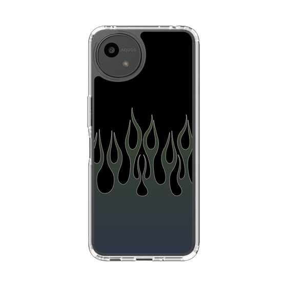 Slim Protection Case［ Flame - Blue ］