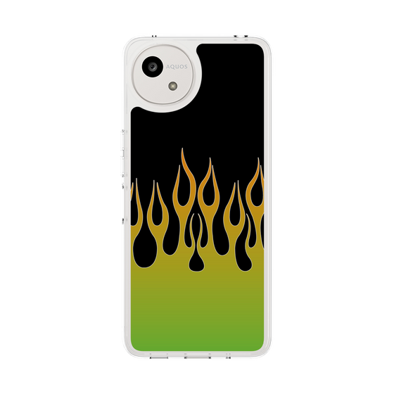 Slim Protection Case［ Flame - Green ］