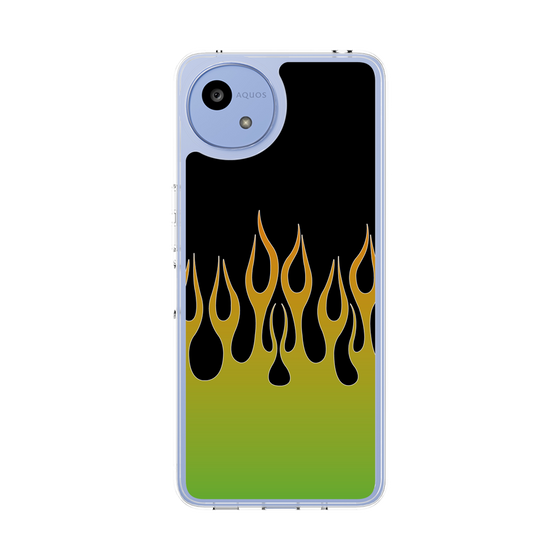 Slim Protection Case［ Flame - Green ］
