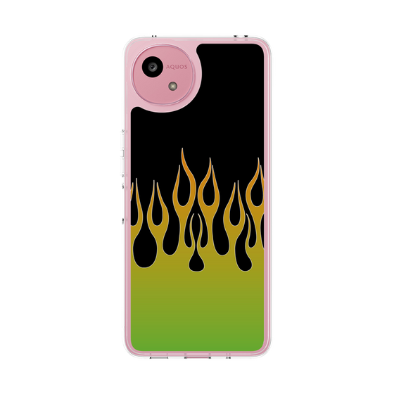 Slim Protection Case［ Flame - Green ］