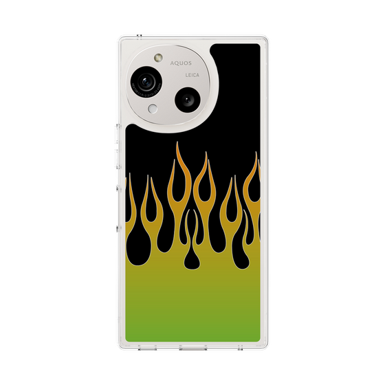 Slim Protection Case［ Flame - Green ］