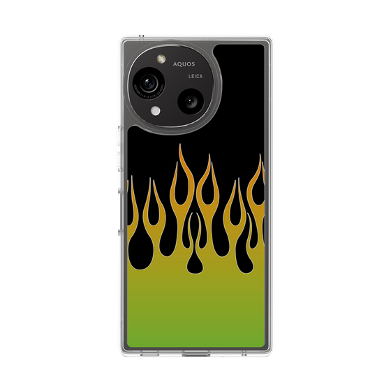 Slim Protection Case［ Flame - Green ］