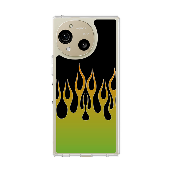 Slim Protection Case［ Flame - Green ］