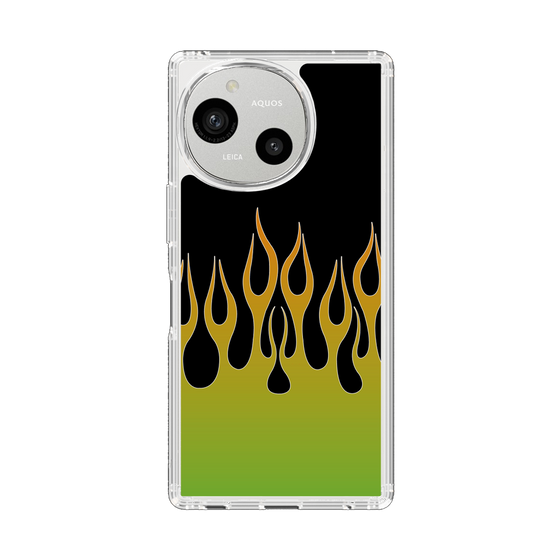 Slim Protection Case［ Flame - Green ］