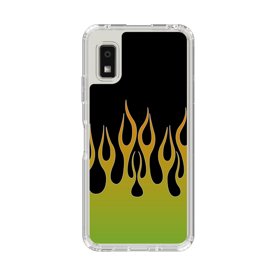 Slim Protection Case［ Flame - Green ］