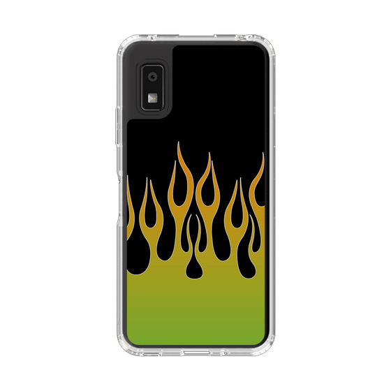 Slim Protection Case［ Flame - Green ］
