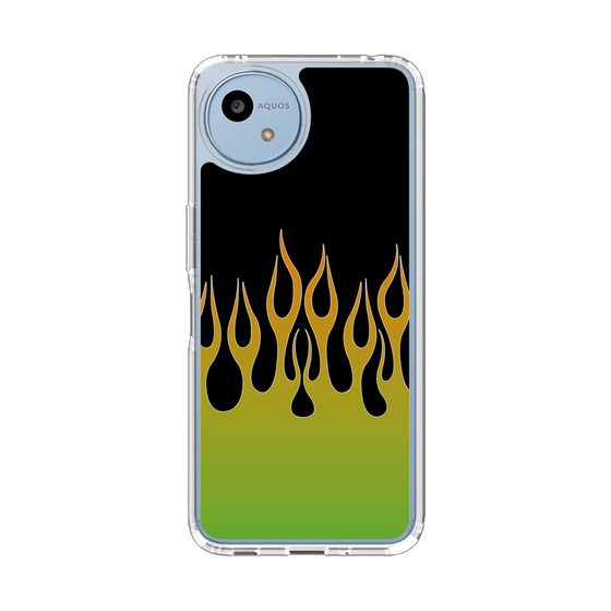 Slim Protection Case［ Flame - Green ］