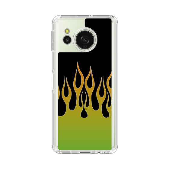 Slim Protection Case［ Flame - Green ］