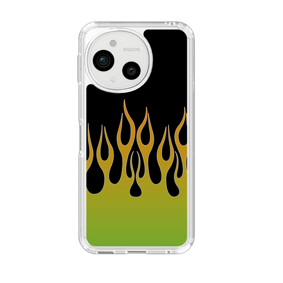 Slim Protection Case［ Flame - Green ］