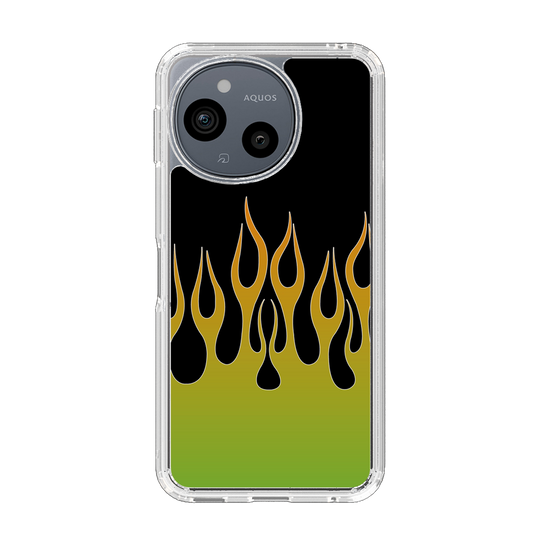 Slim Protection Case［ Flame - Green ］