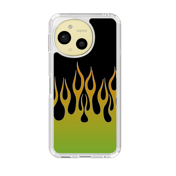 Slim Protection Case［ Flame - Green ］