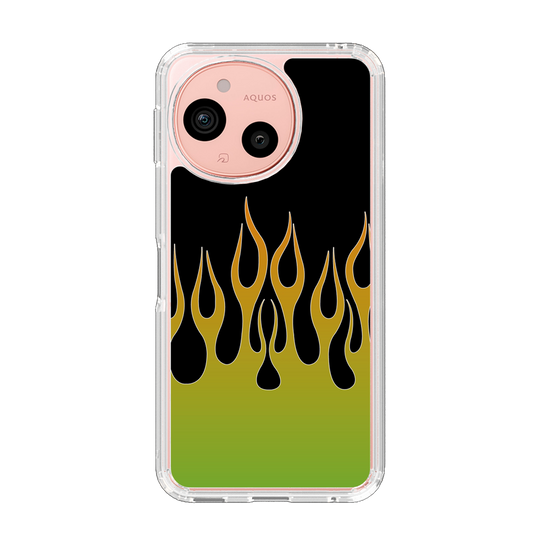 Slim Protection Case［ Flame - Green ］