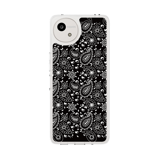 Slim Protection Case［ Paisley - Black ］