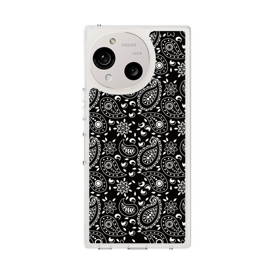 Slim Protection Case［ Paisley - Black ］