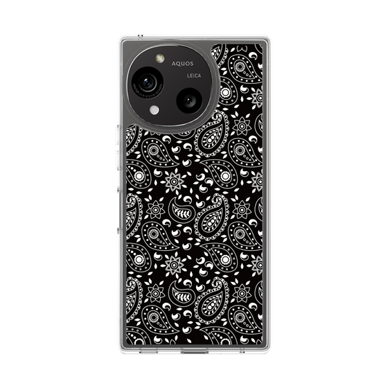 Slim Protection Case［ Paisley - Black ］