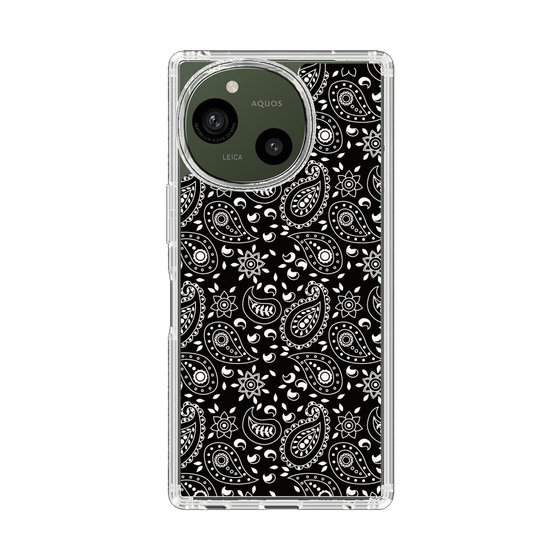 Slim Protection Case［ Paisley - Black ］