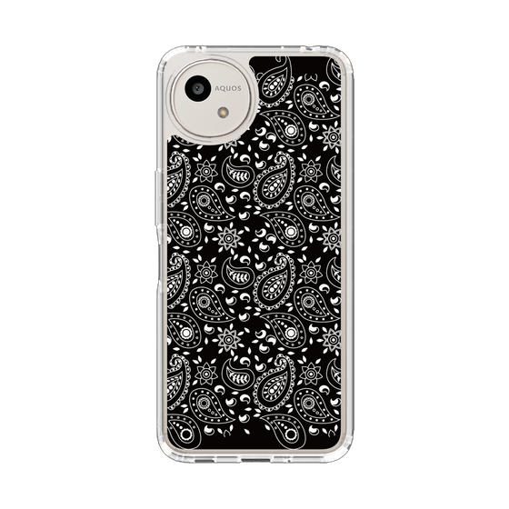 Slim Protection Case［ Paisley - Black ］