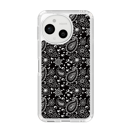 Slim Protection Case［ Paisley - Black ］