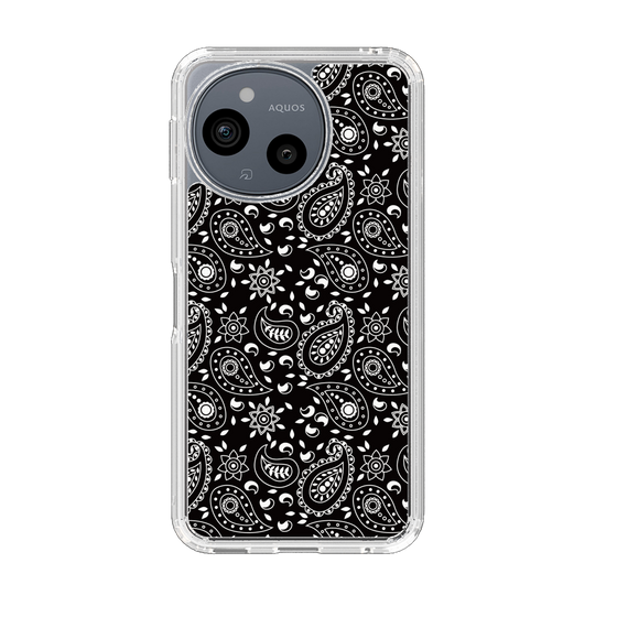 Slim Protection Case［ Paisley - Black ］