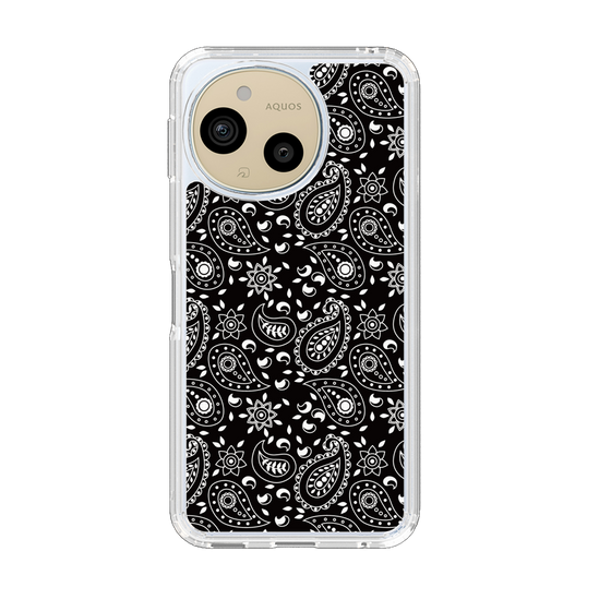 Slim Protection Case［ Paisley - Black ］