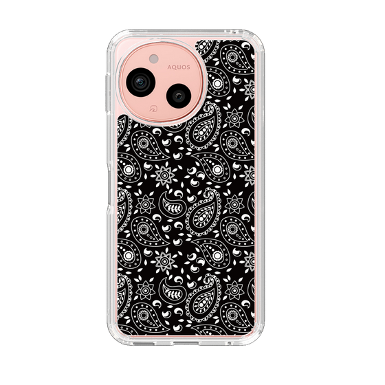 Slim Protection Case［ Paisley - Black ］