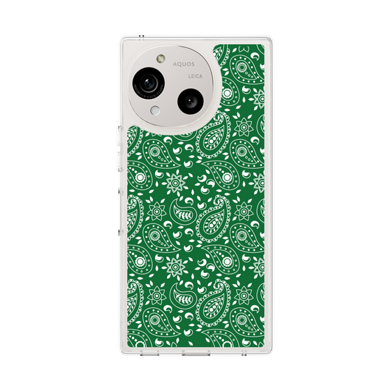 Slim Protection Case［ Paisley - Green ］