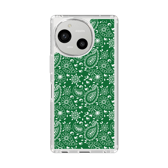 Slim Protection Case［ Paisley - Green ］