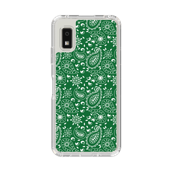 Slim Protection Case［ Paisley - Green ］