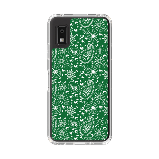 Slim Protection Case［ Paisley - Green ］
