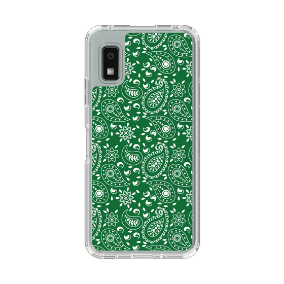 Slim Protection Case［ Paisley - Green ］
