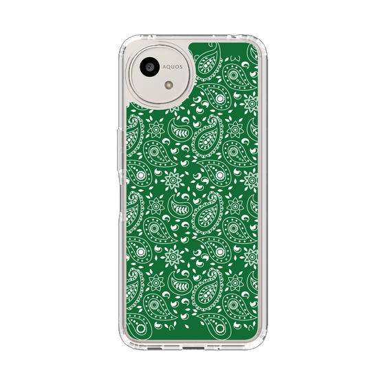 Slim Protection Case［ Paisley - Green ］