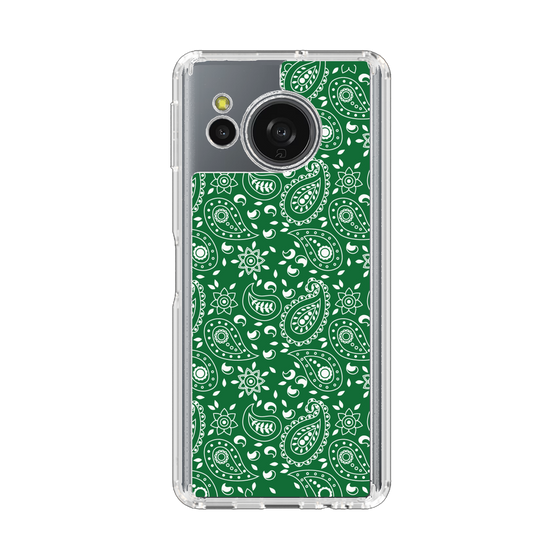 Slim Protection Case［ Paisley - Green ］