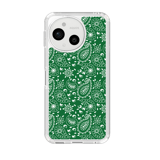 Slim Protection Case［ Paisley - Green ］