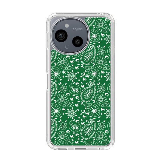 Slim Protection Case［ Paisley - Green ］