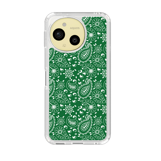 Slim Protection Case［ Paisley - Green ］