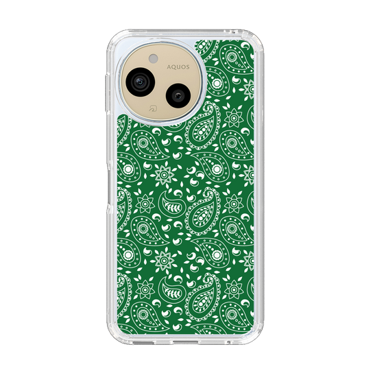 Slim Protection Case［ Paisley - Green ］