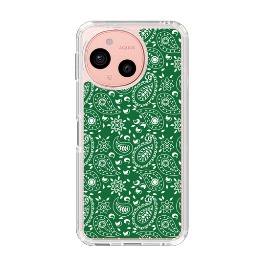 Slim Protection Case［ Paisley - Green ］