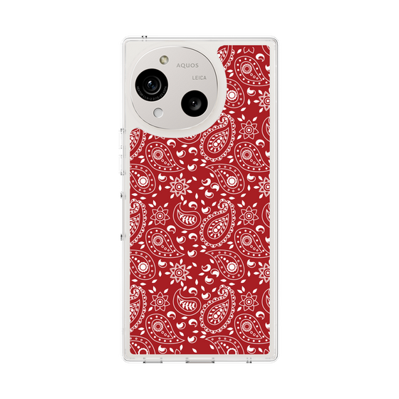 Slim Protection Case［ Paisley - Red ］