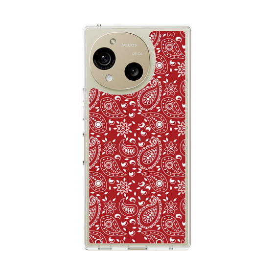 Slim Protection Case［ Paisley - Red ］