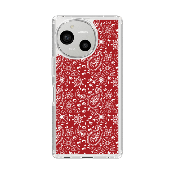 Slim Protection Case［ Paisley - Red ］
