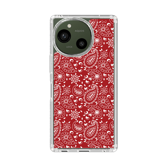 Slim Protection Case［ Paisley - Red ］