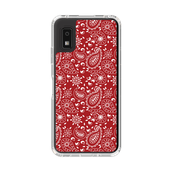 Slim Protection Case［ Paisley - Red ］