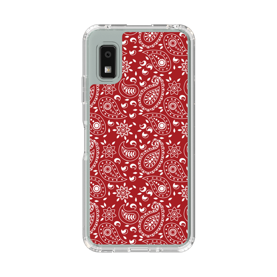 Slim Protection Case［ Paisley - Red ］
