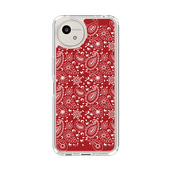 Slim Protection Case［ Paisley - Red ］