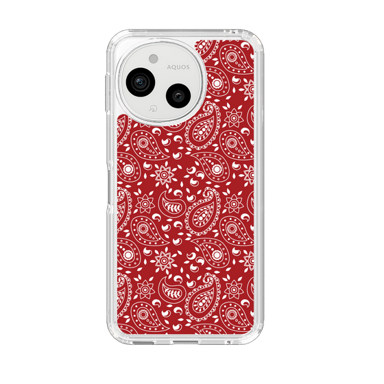 Slim Protection Case［ Paisley - Red ］