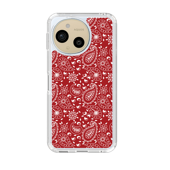 Slim Protection Case［ Paisley - Red ］