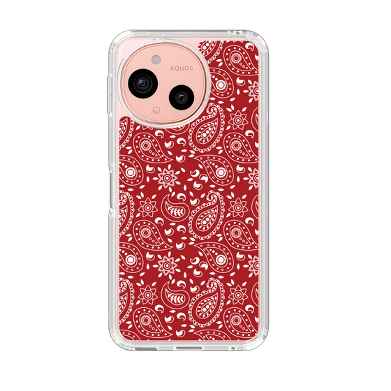 Slim Protection Case［ Paisley - Red ］